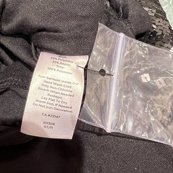 Talbots Sequin Top Cowl Neck Size Large Petite Holiday Party NWT - Picture 6 of 8